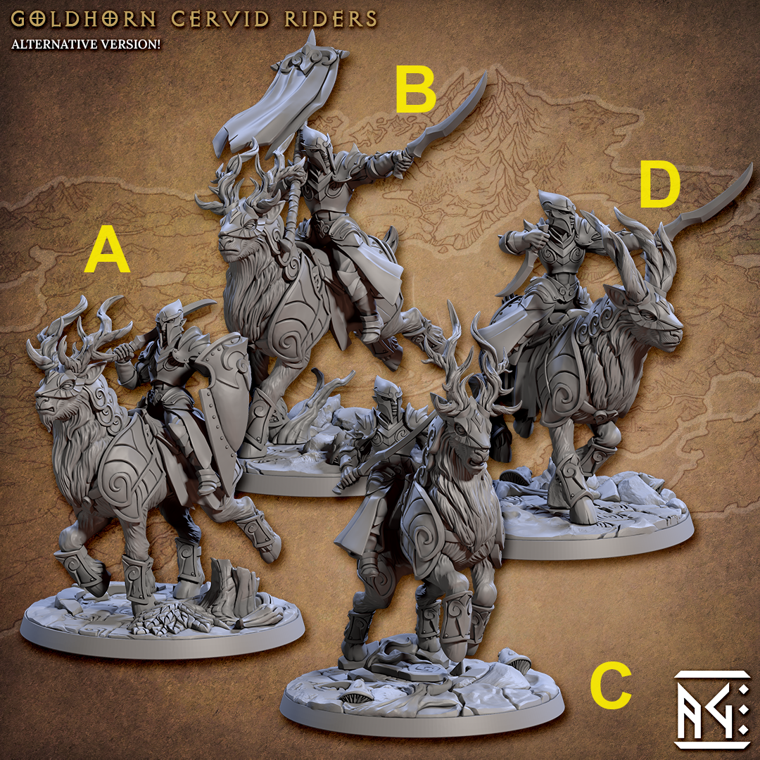 Goldhorn Cervid Riders