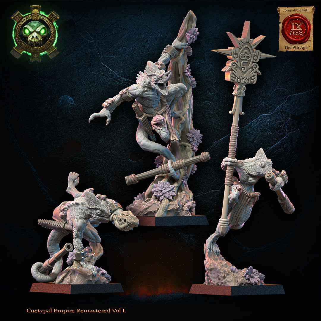 Kuaxotl-Einheit mit Blasrohren CG