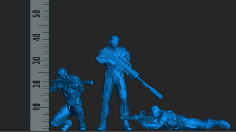 Shield Sniper Agents FanArt (3 modelos)