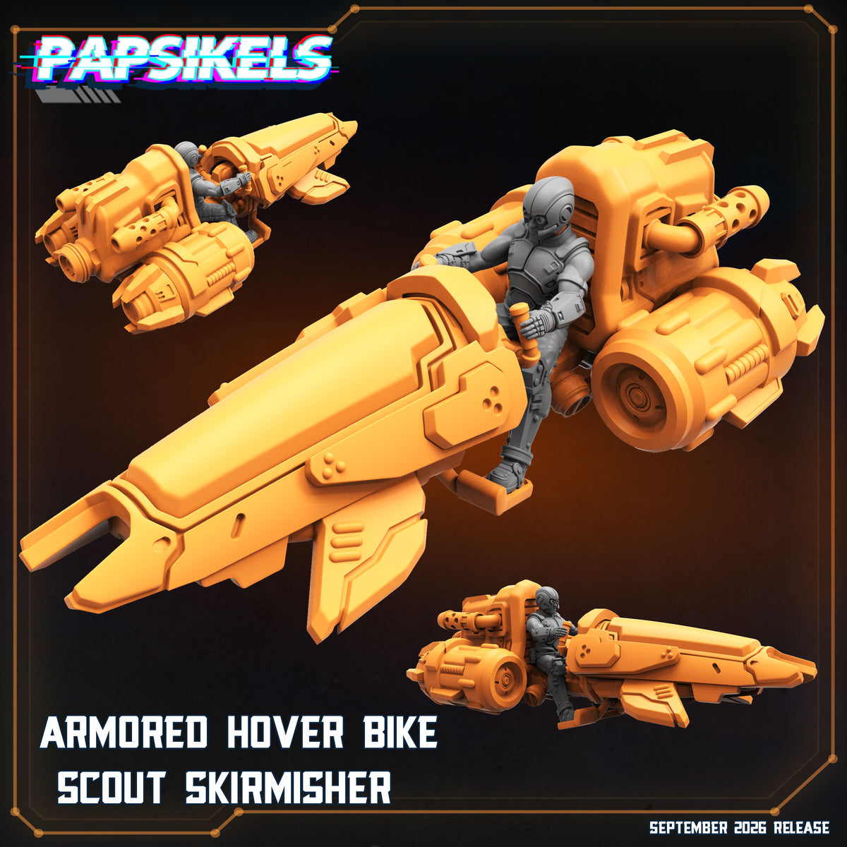 Armored Hover Bike Scout Skirmisher