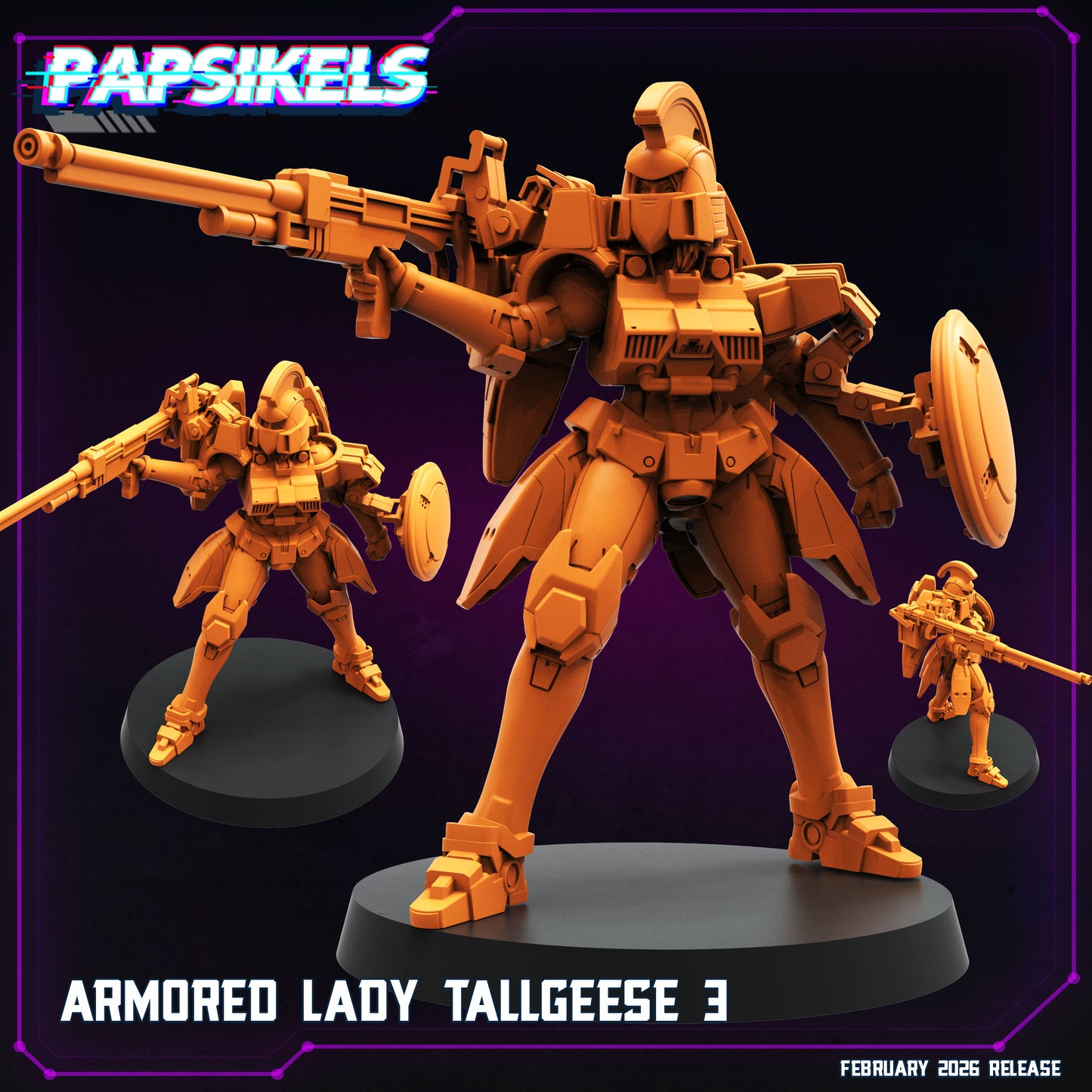 Armored Lady Tallgeese (3 modelos)