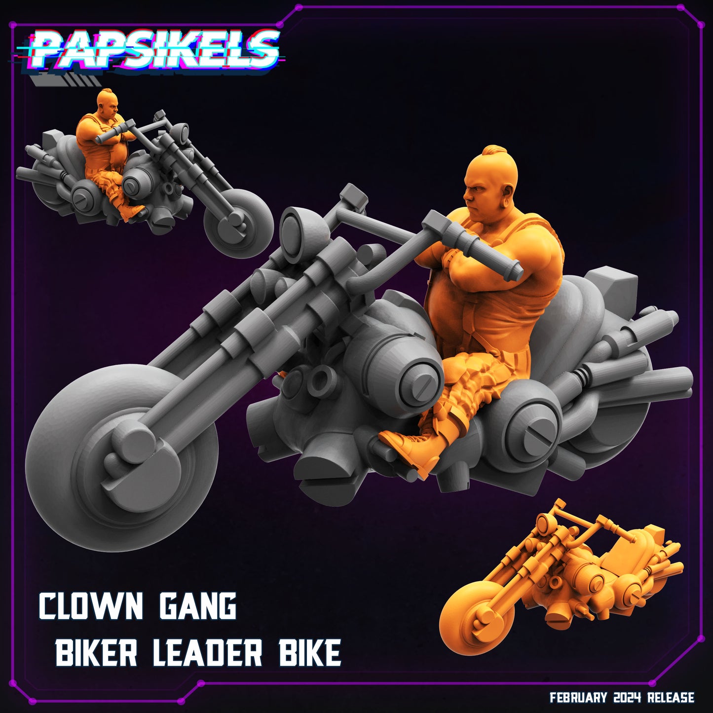 Clown Gang Biker Leader Bike