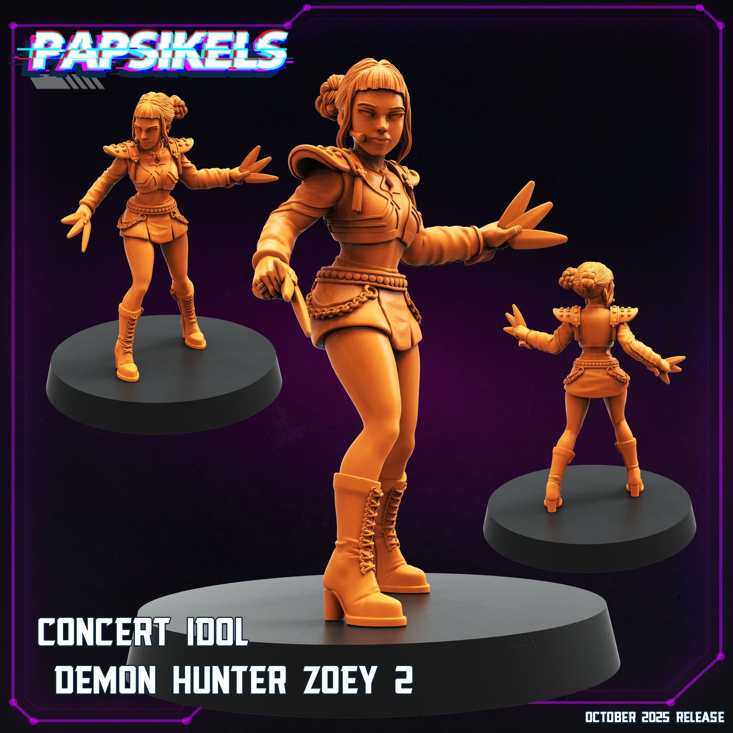 Konzert-Idol Demon Hunters Zoey (2 Modelle)