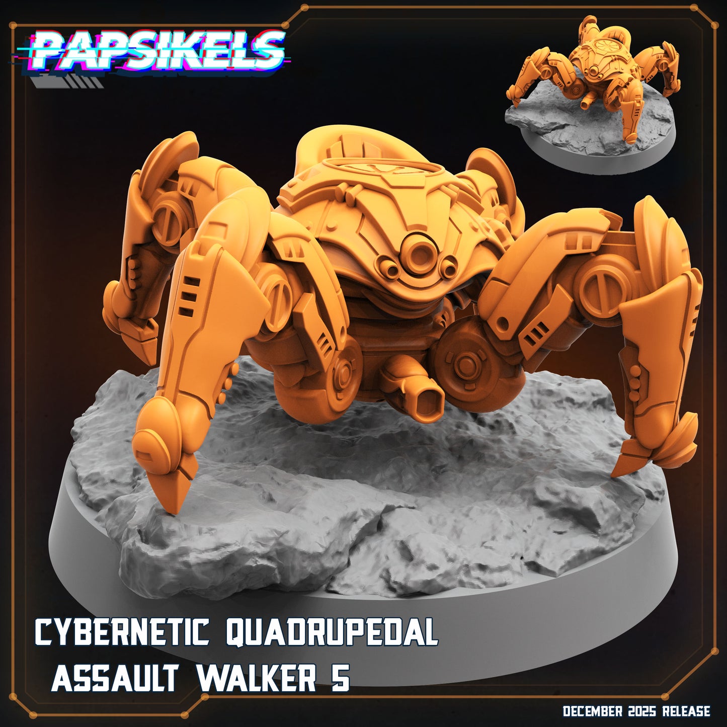 Cybernetic Quadrupedal Assault Walkers (5 variantes)