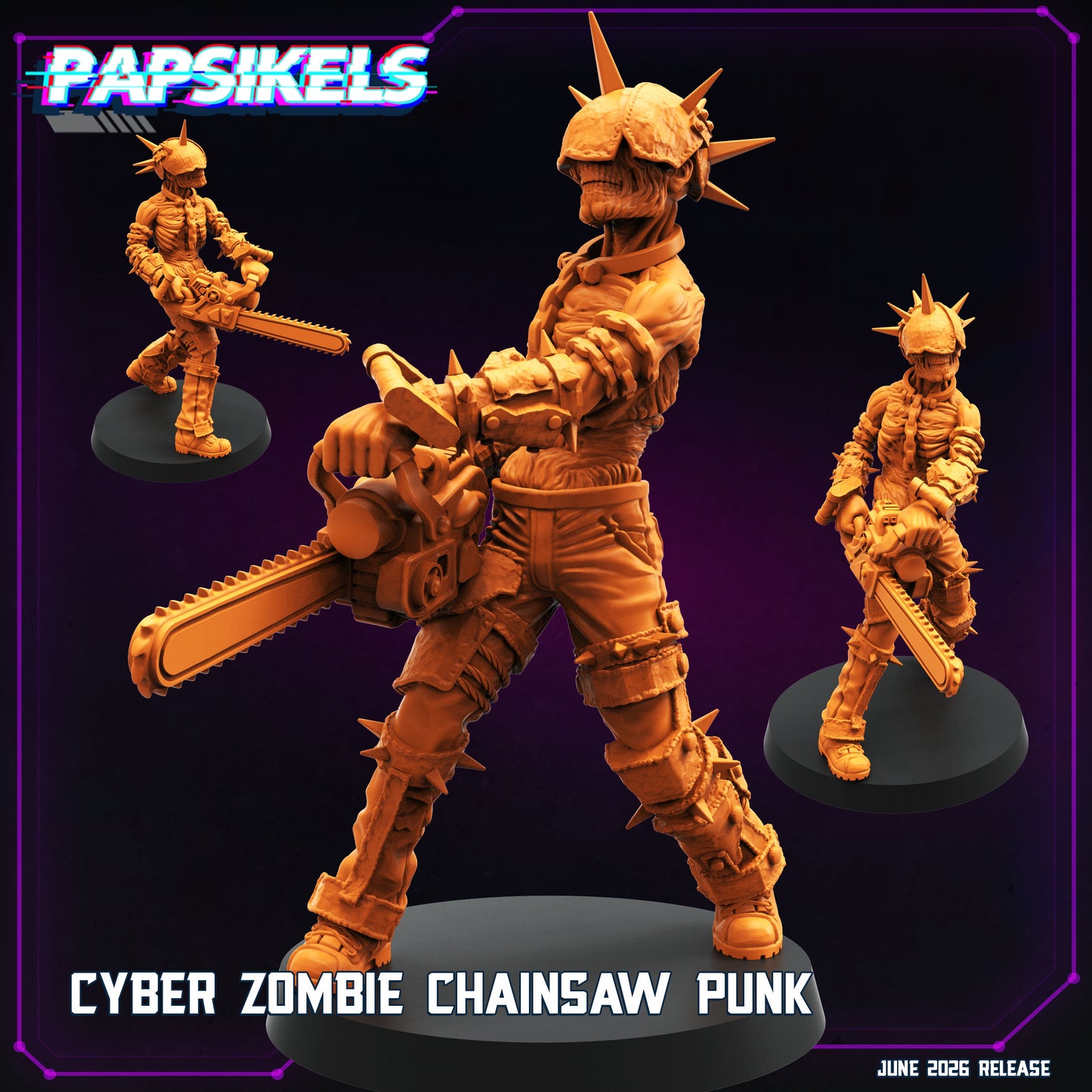 Cyber Zombie Chainsaw Punk
