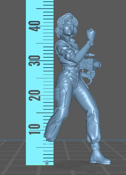 Yellow Jumpsuit Lady