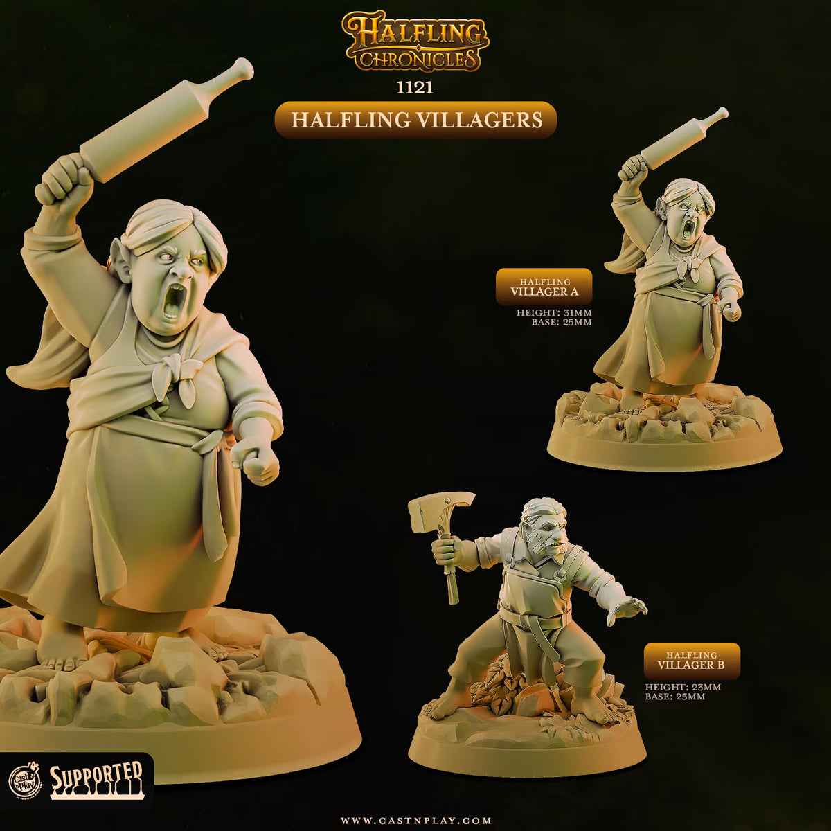 Halfling Villagers