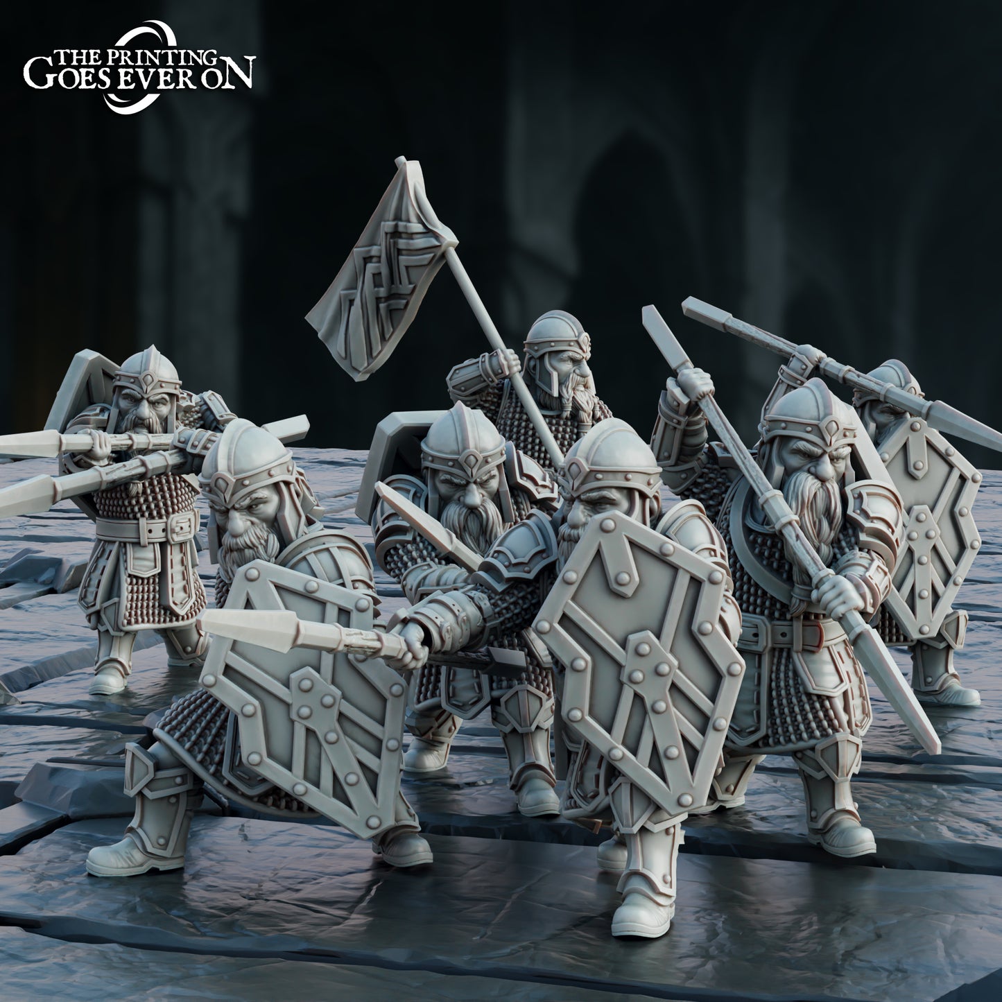 Steelven Clan Dwarven Spearmen