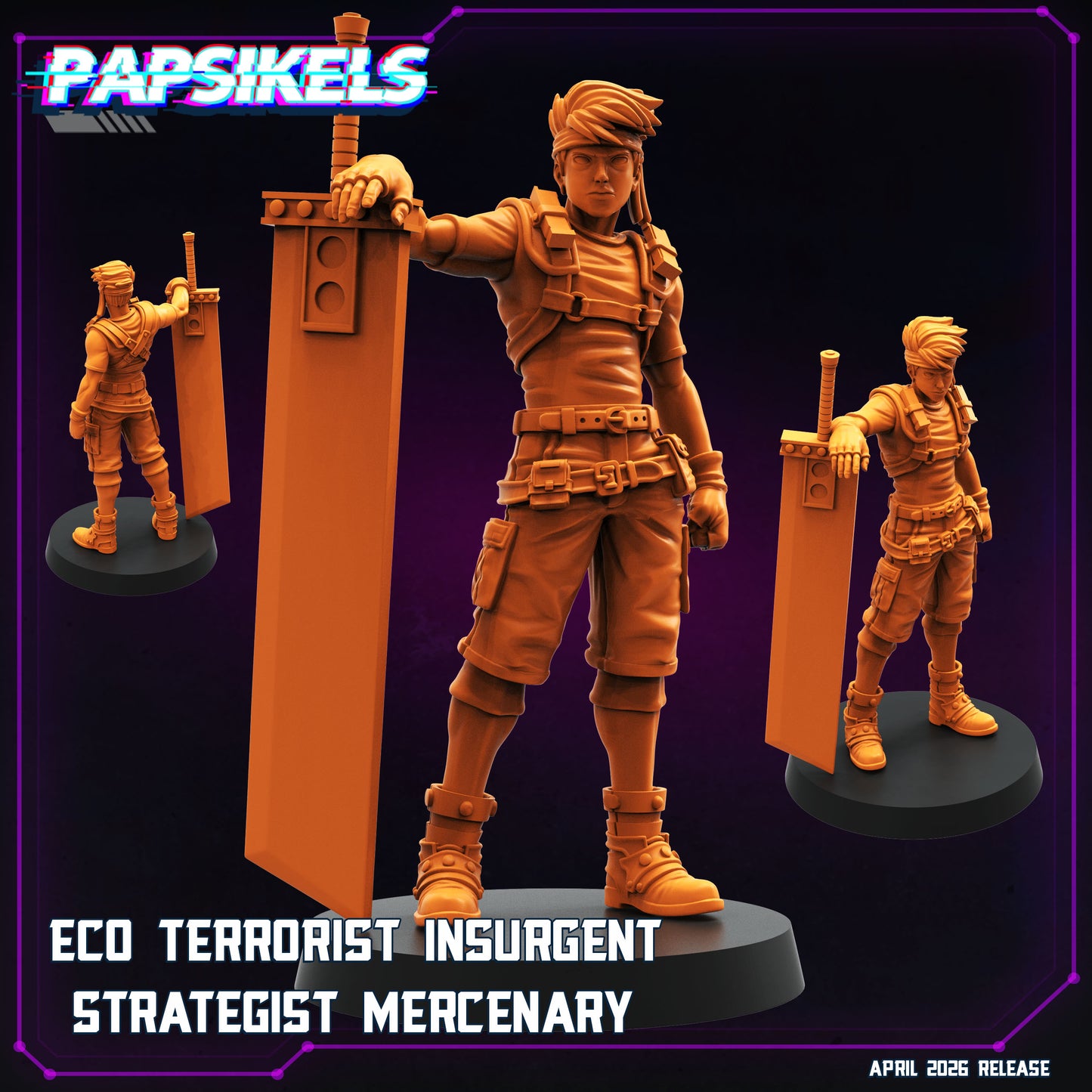 Eco Terrorist Insurgent Strategist (4 modelos)