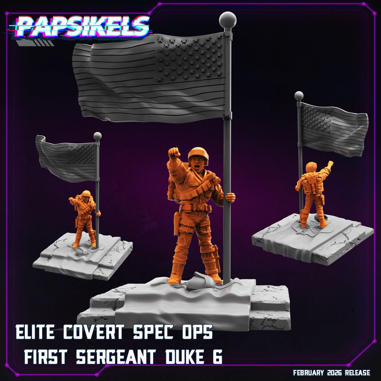 Elite Covert Spec Ops First Sergeant Duke