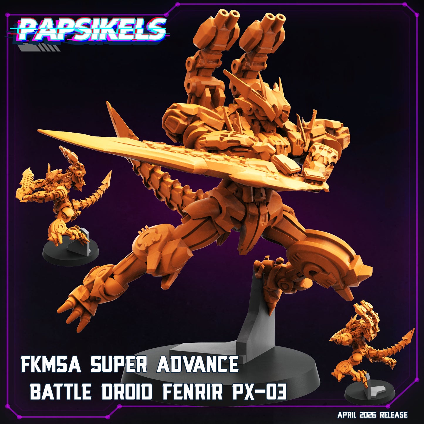 FKMSA Super Advance Battle Droid Fenrir PX ( 3 modelos)