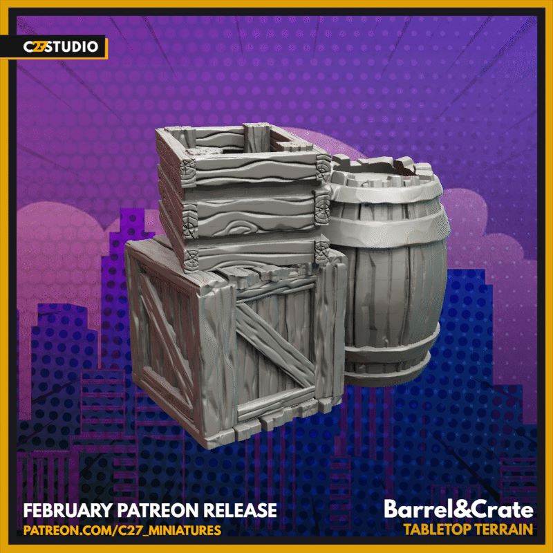 Barrel and Crate
