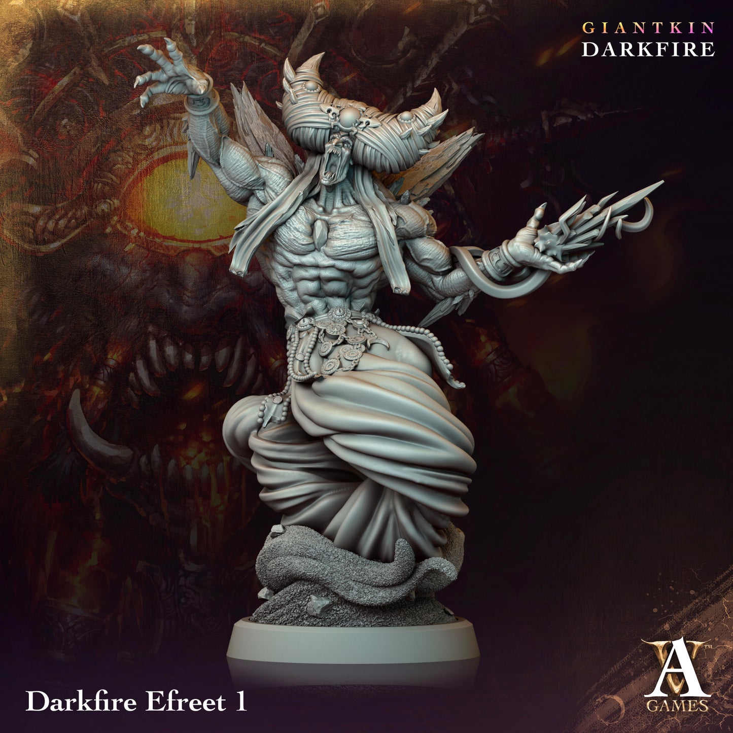 Darkfire Efreet (4 variantes)