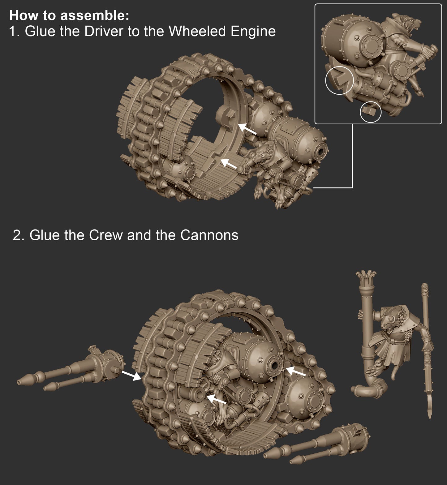 Sewer Vermin Wheeled Engine