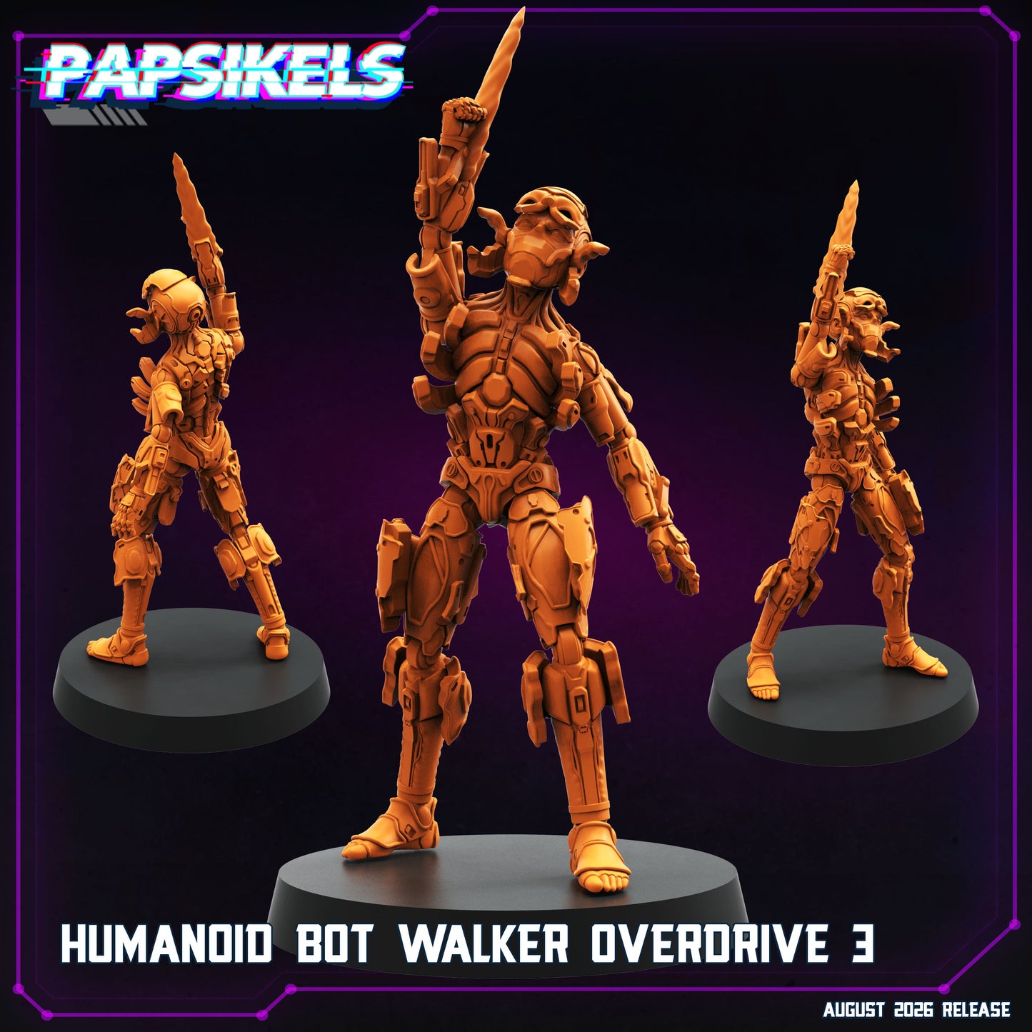 Humanoid Bot Walker Overdrives