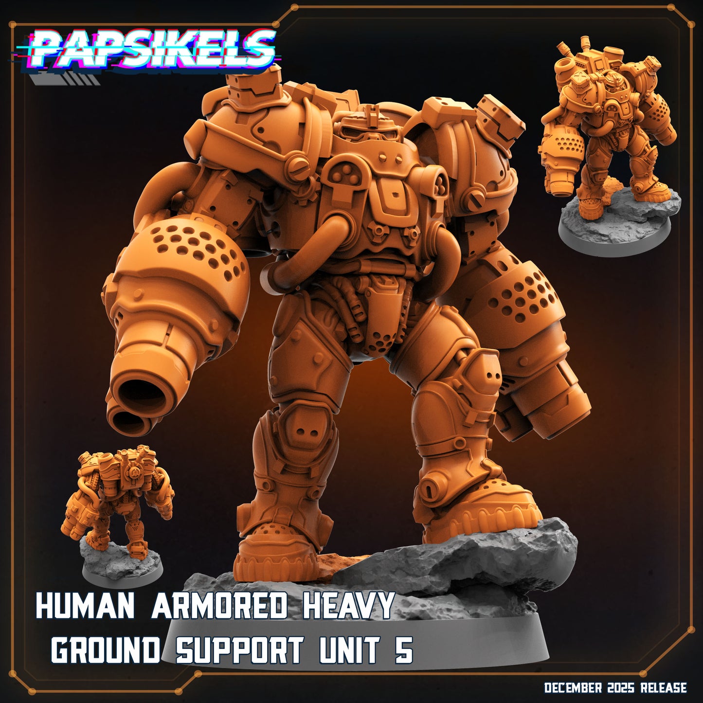 Human Armored Heavy Ground Support Units