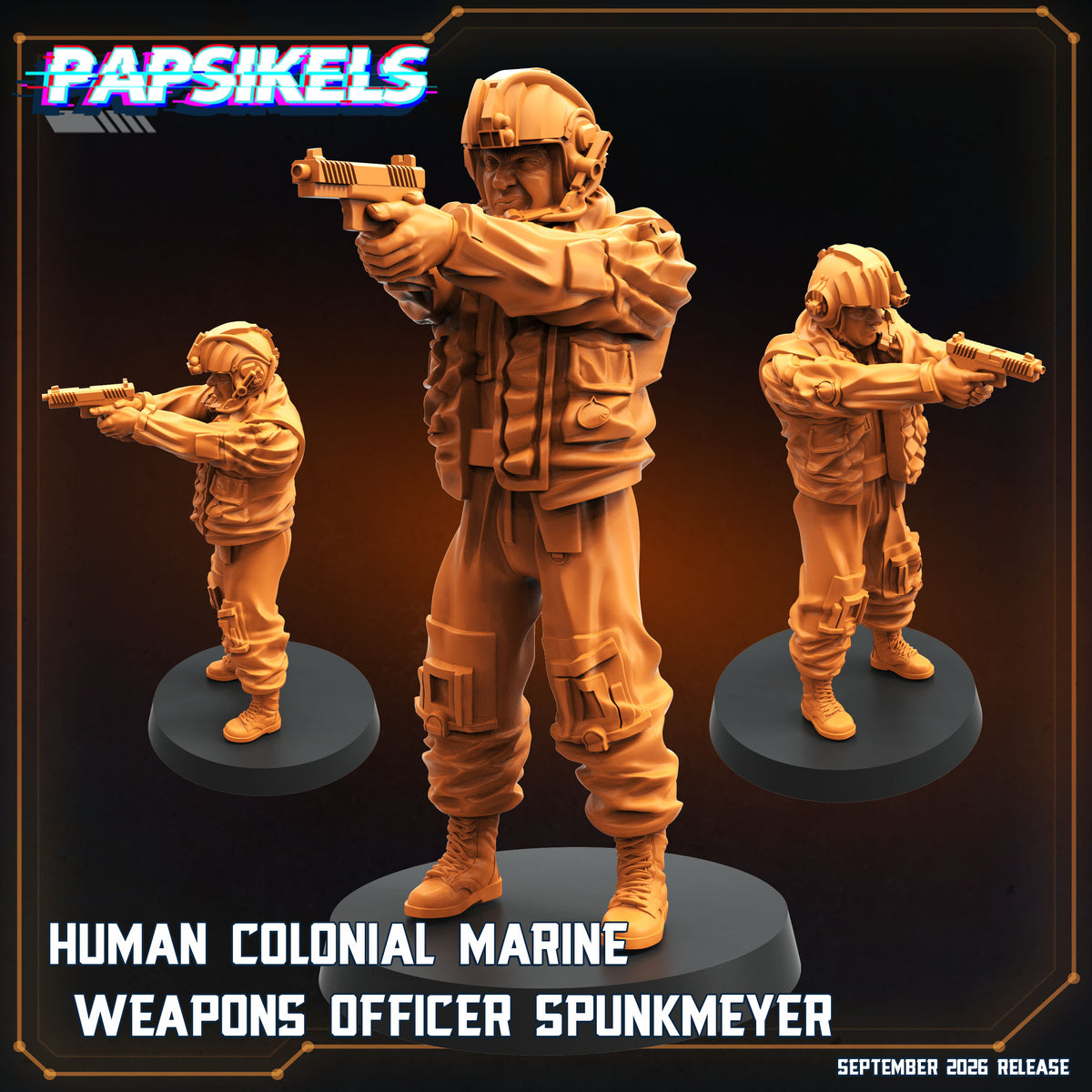 Human Colonial Marine (8 modelos)