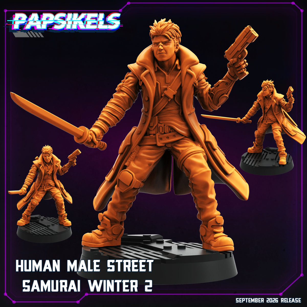Human Male Street Samurai Winter
