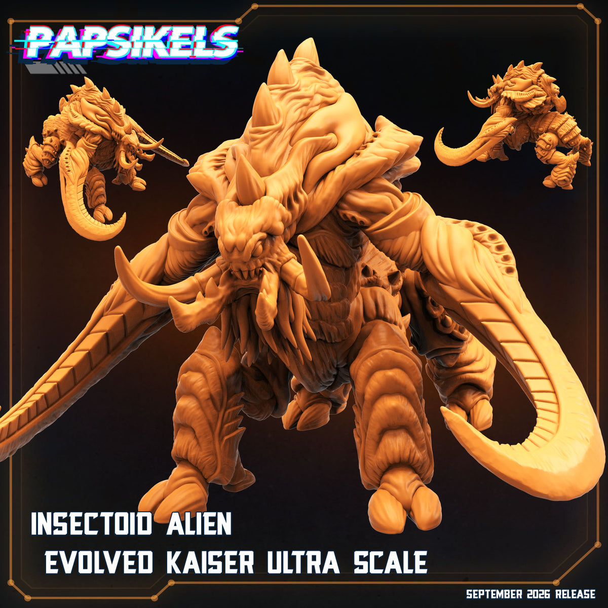 Insectoid Alien Evolved Kaiser Ultra Scale