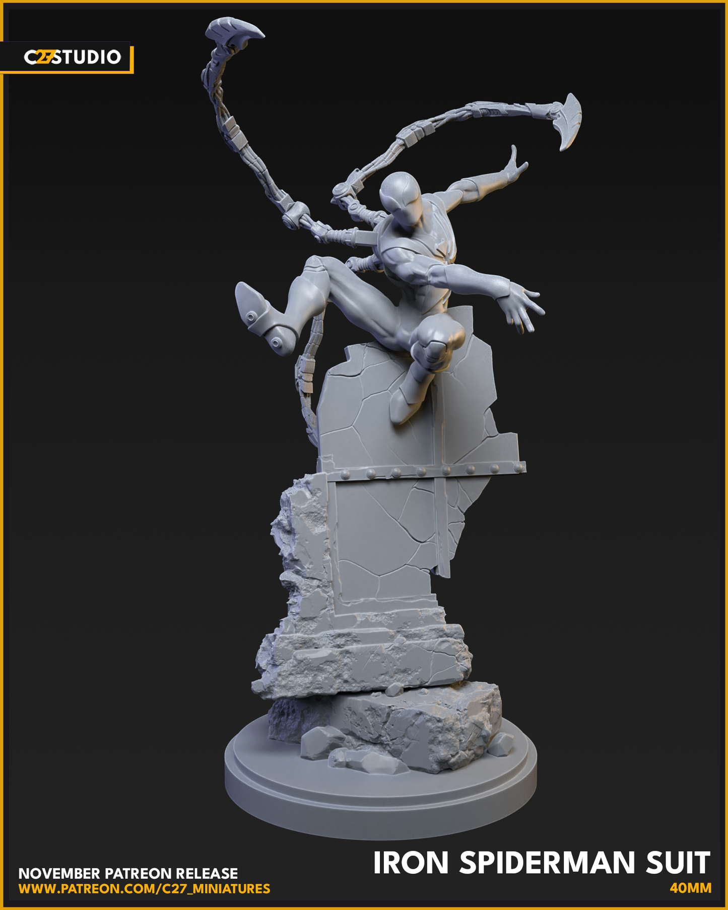 Iron Spiderman Suit FanArt