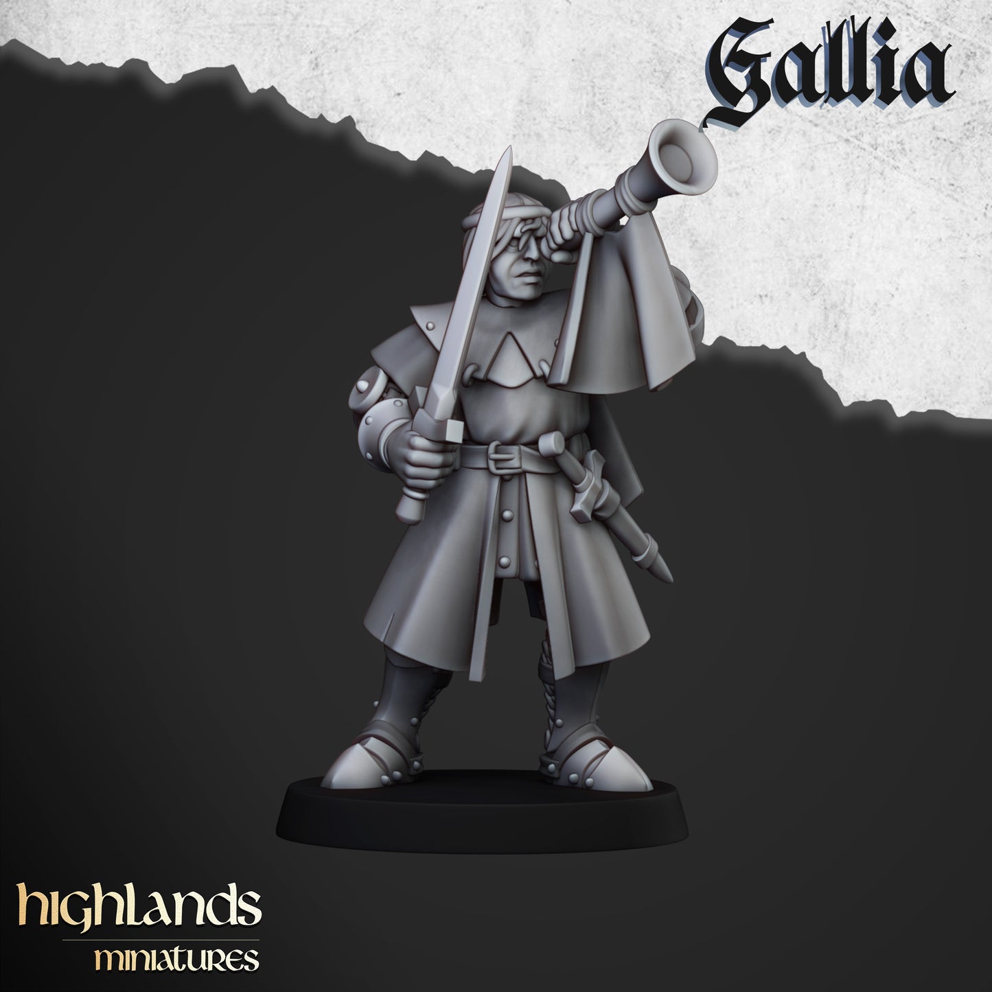 Knights of Gallia on foot / CG