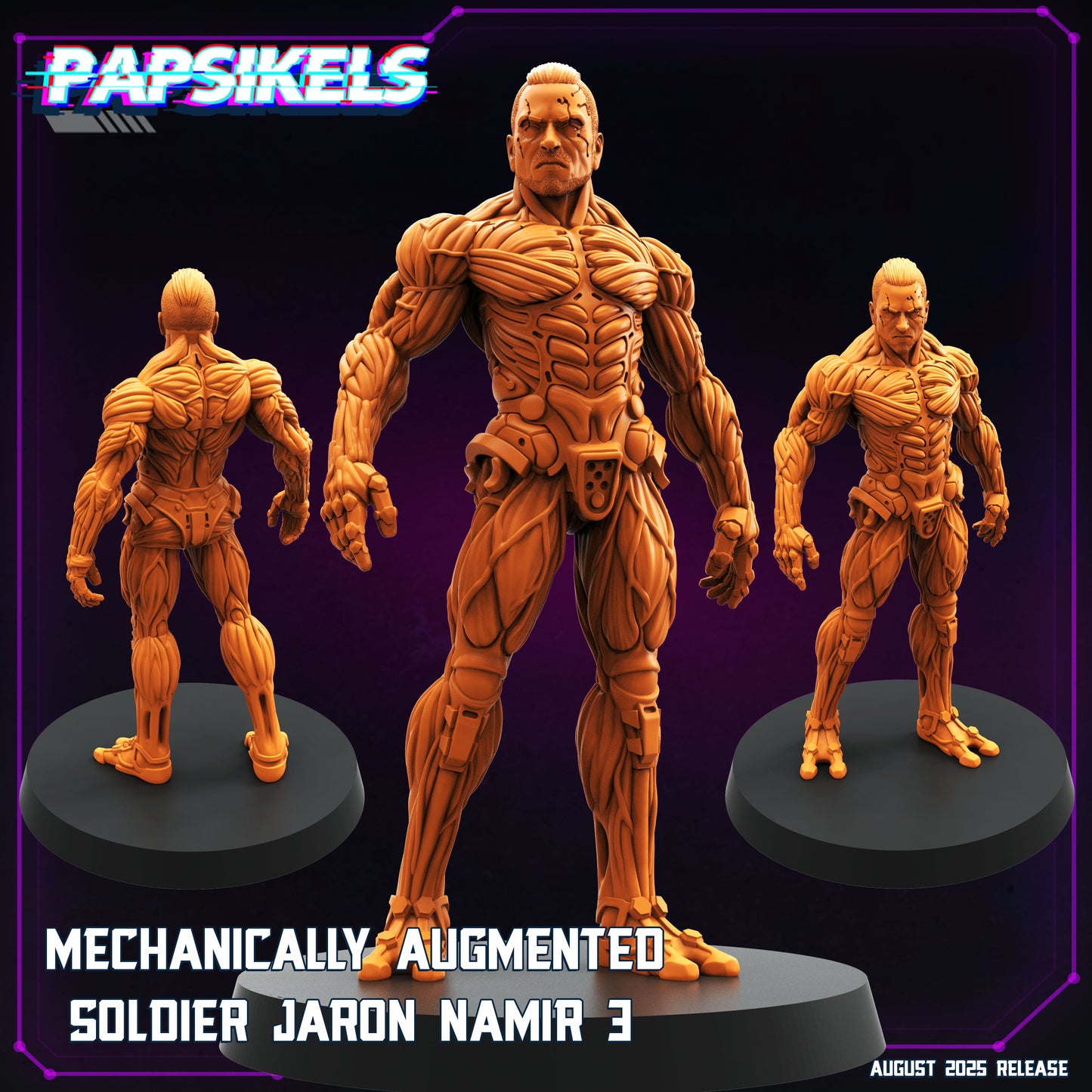 Mechanically Augmented Soldier Jaron Namir (3 modelos)