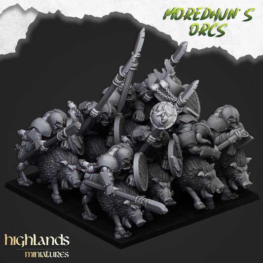 Unit Mounted Orcs on Boars