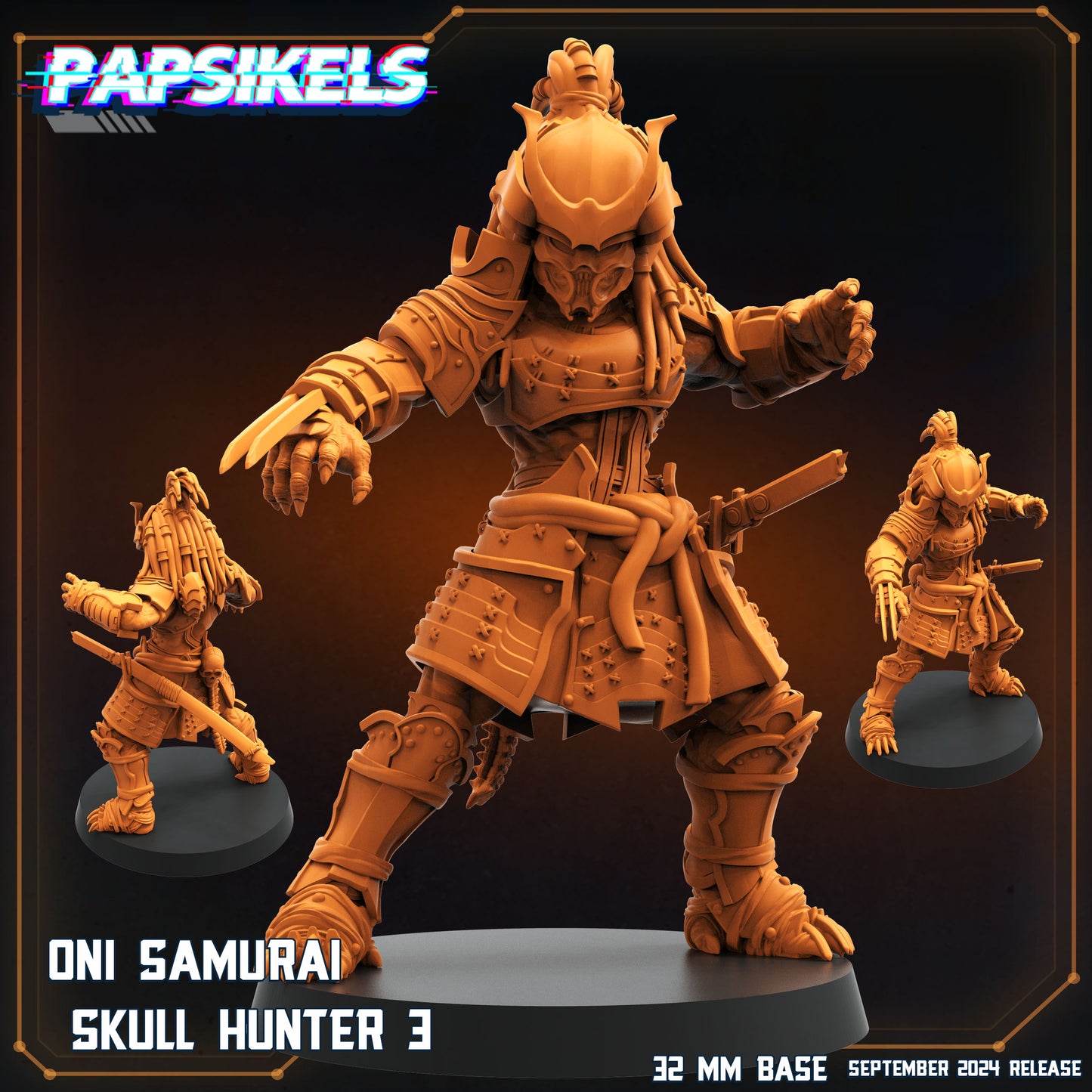 Oni Samurai Skull Hunter