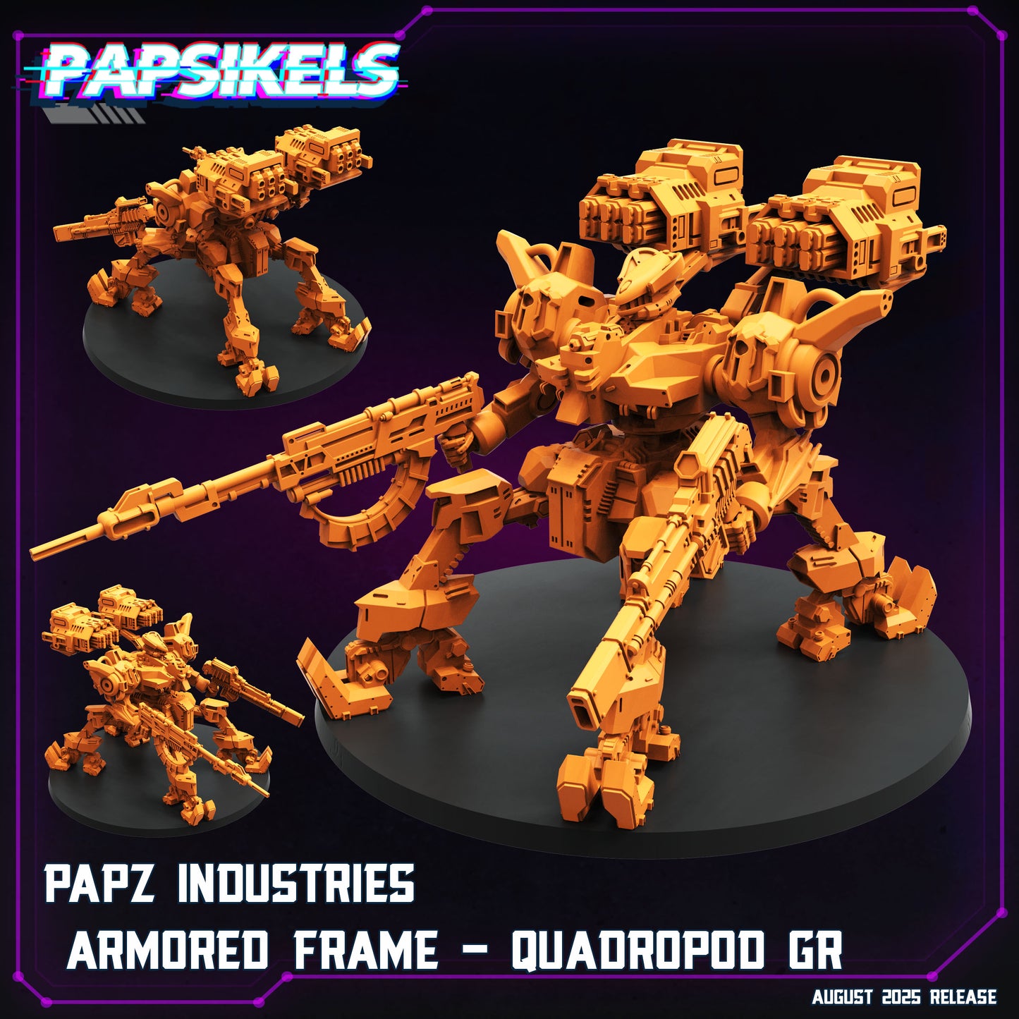 PAPZ Industries Armored Frame - Quadropod GR