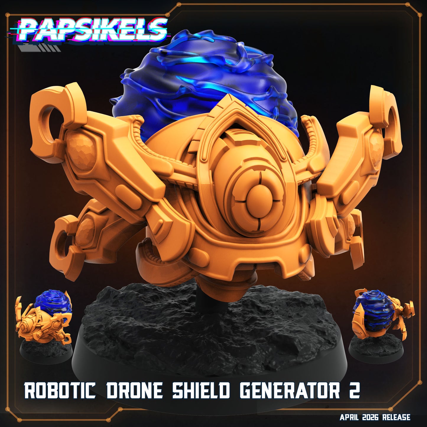 Robotic Drone Shield Generators (2 modelos)