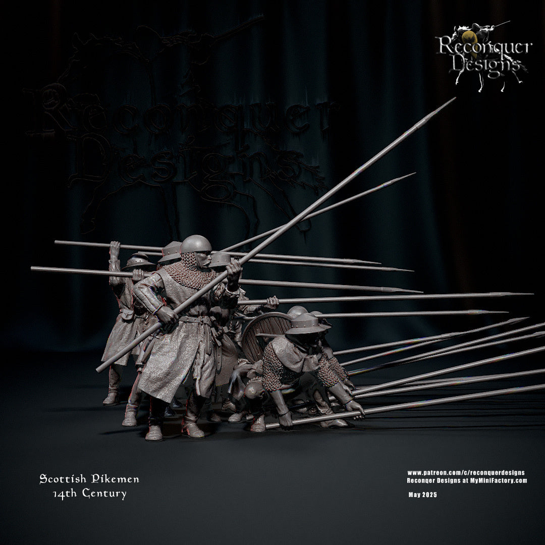 Scottish Pikemen 14th Century