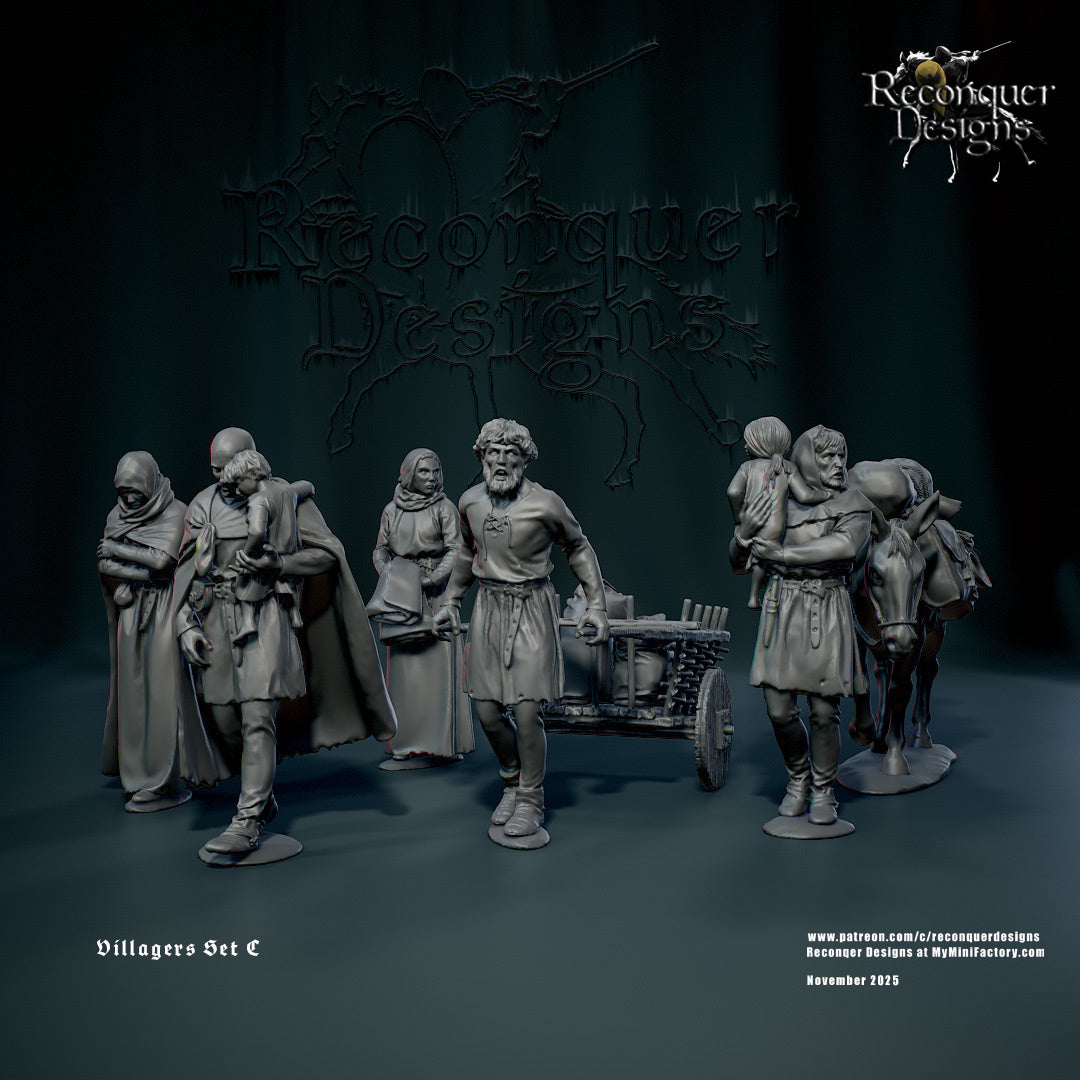 Civilians. Villagers Set C