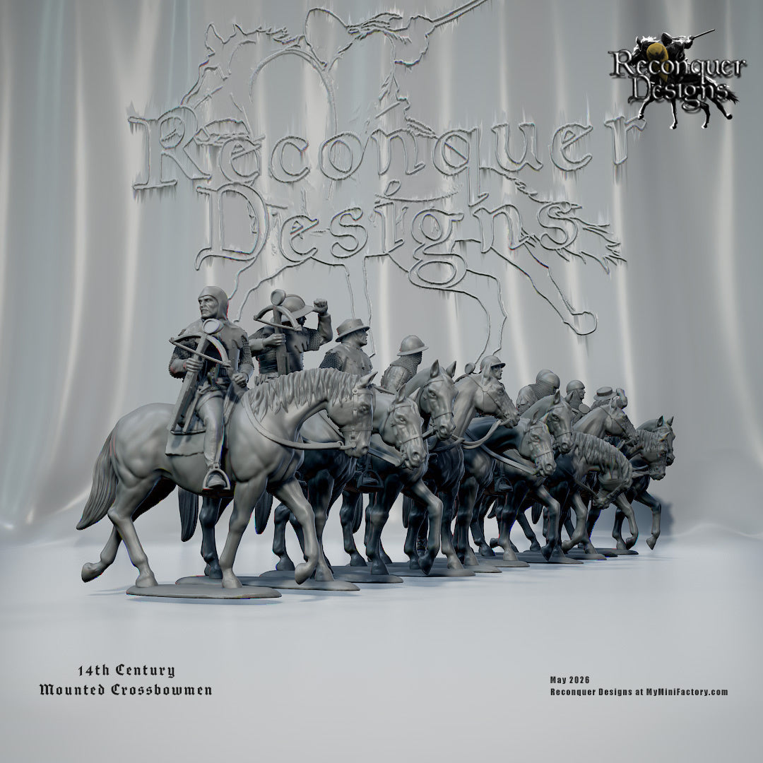 14th Century Mounted Crossbowmen