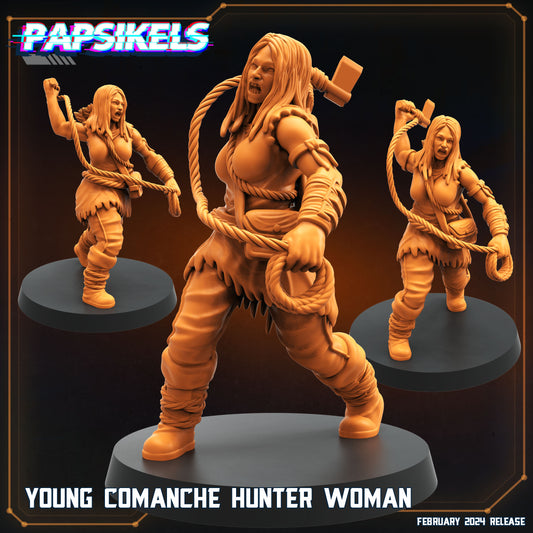 Young Comanche Hunter Woman