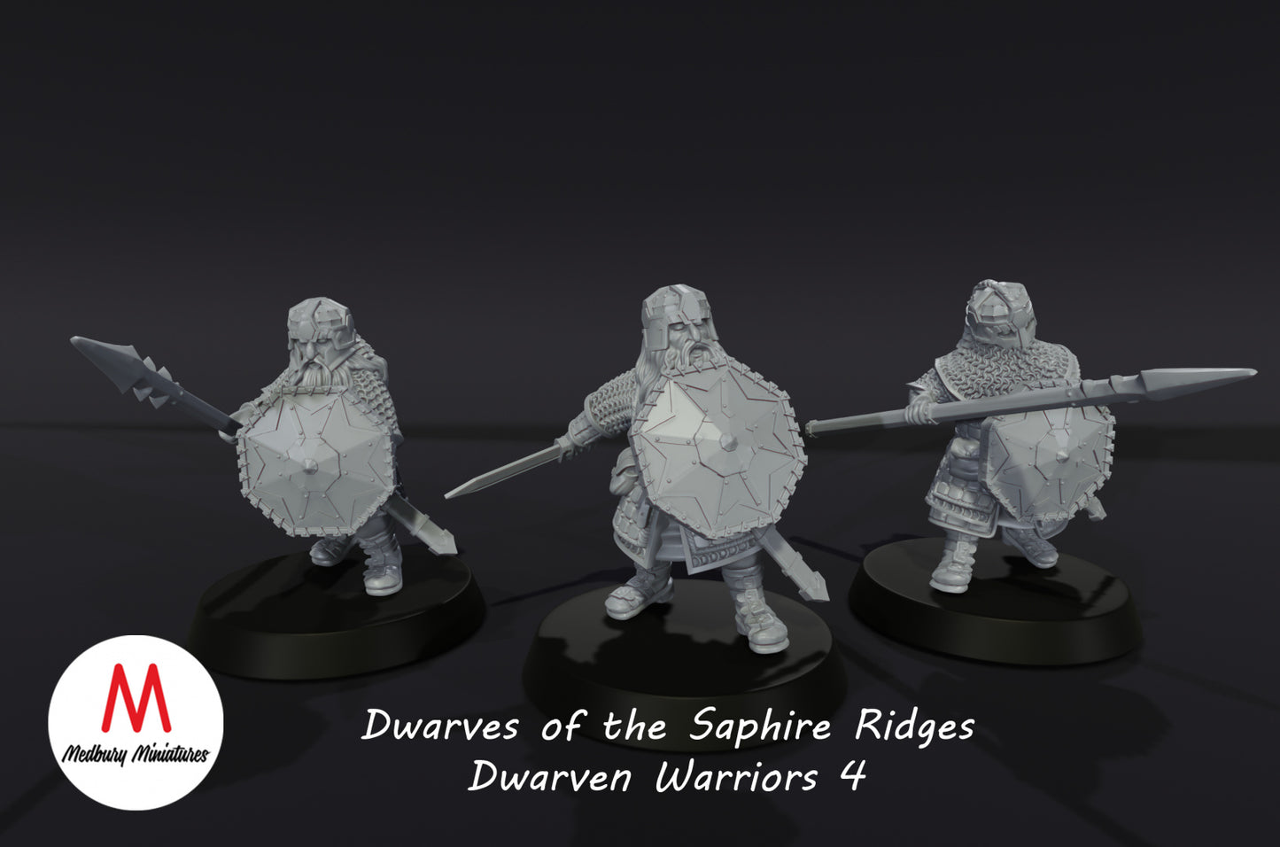 Dwarves of the Saphire Ridges Dwarf Warriors (2 Versionen)