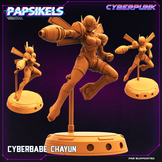 Cyberbabe (4 poses)