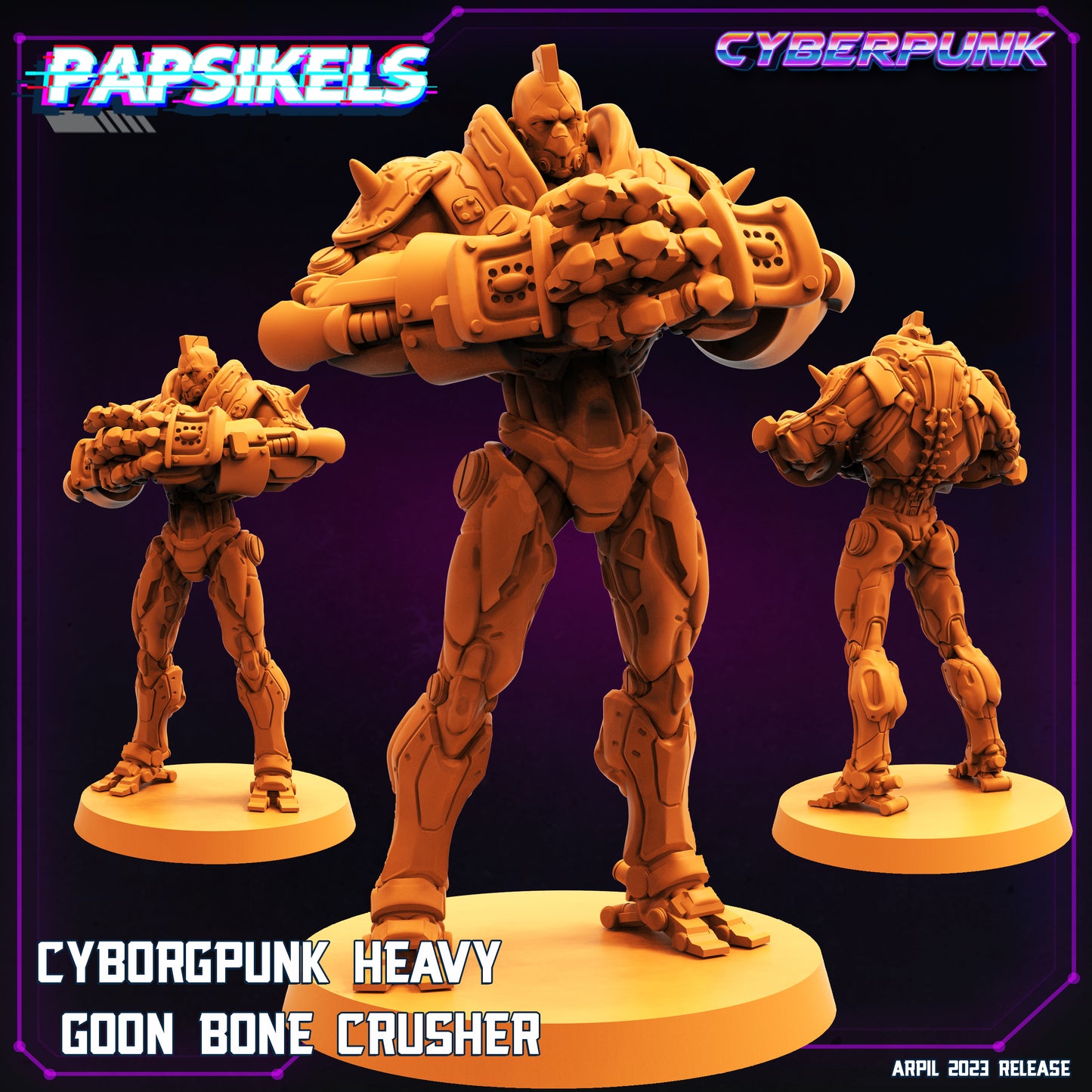 Cyborgpunk Bald Heavy