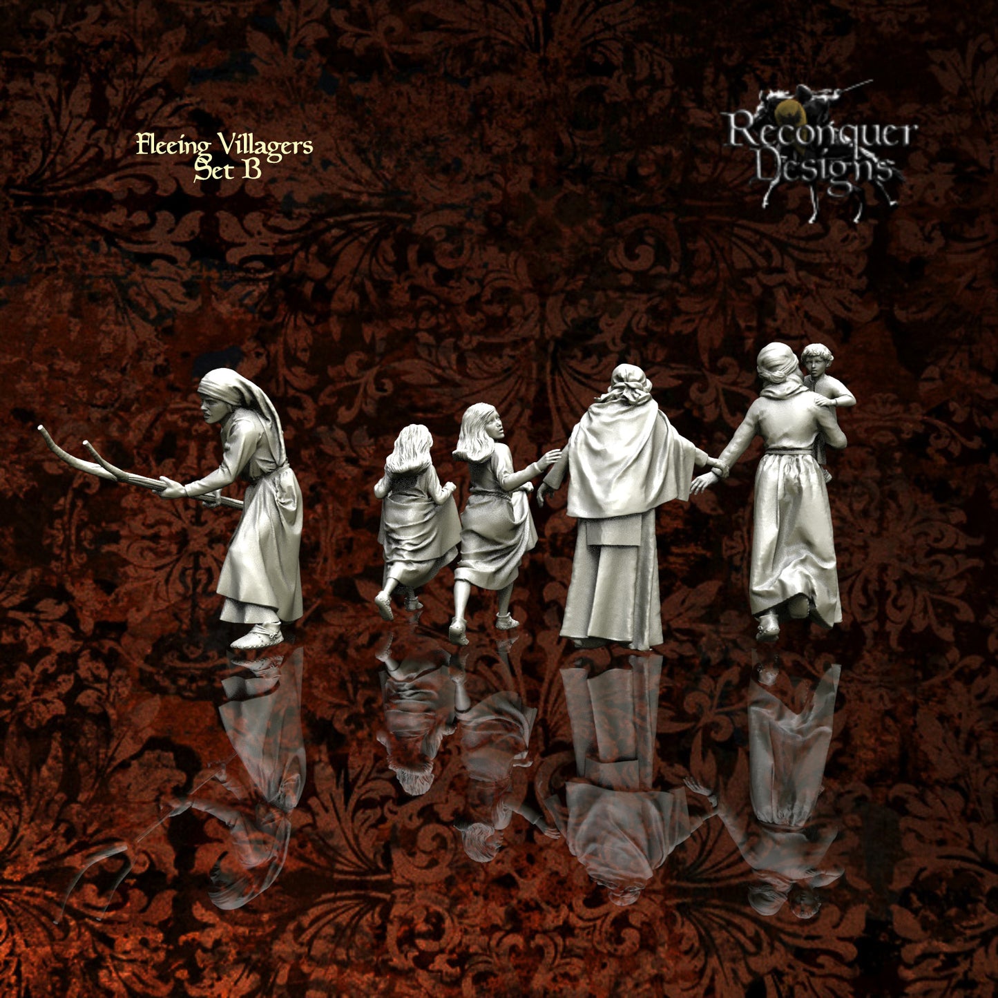 Fleeing Villagers Set B