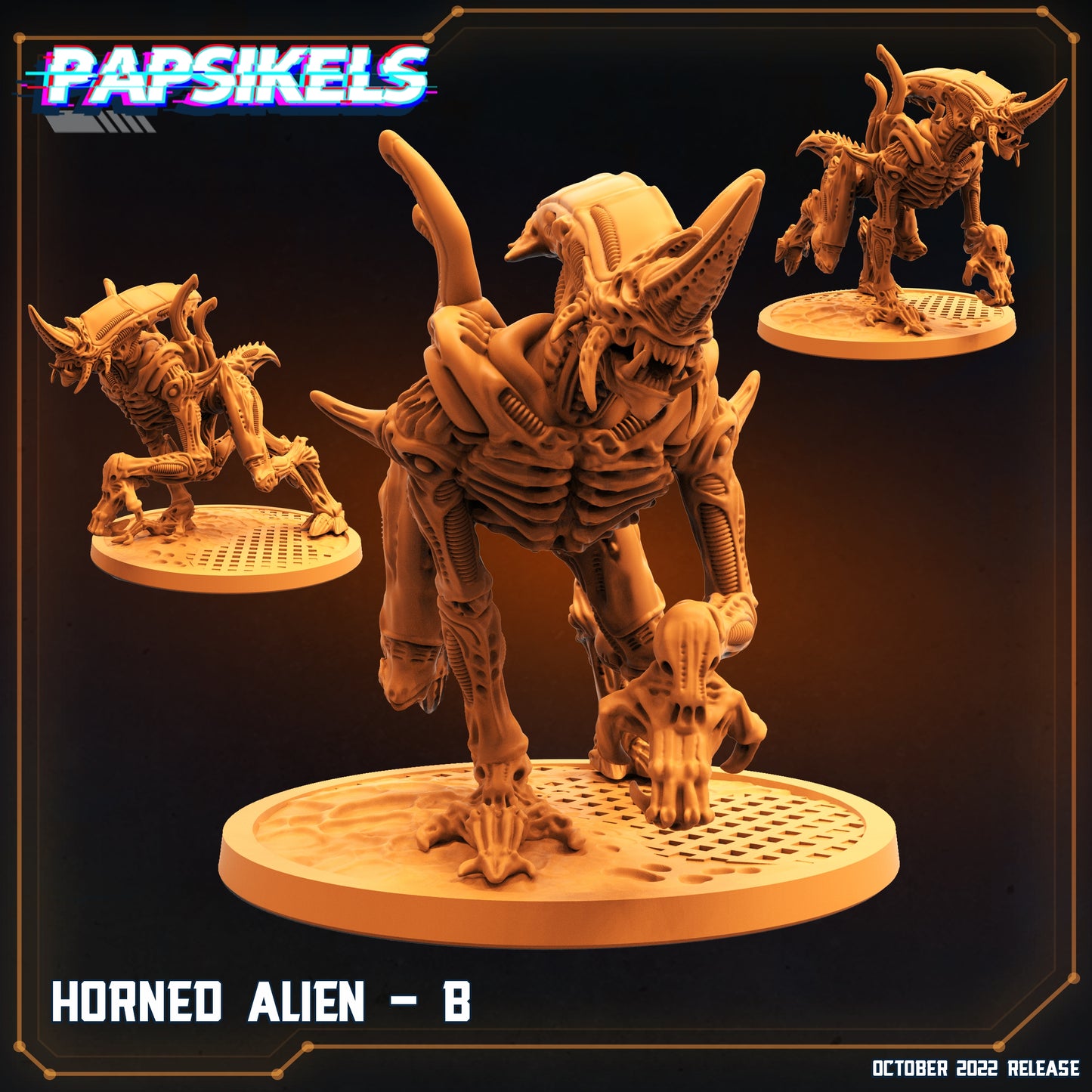 Horned Alien (2 modelos)