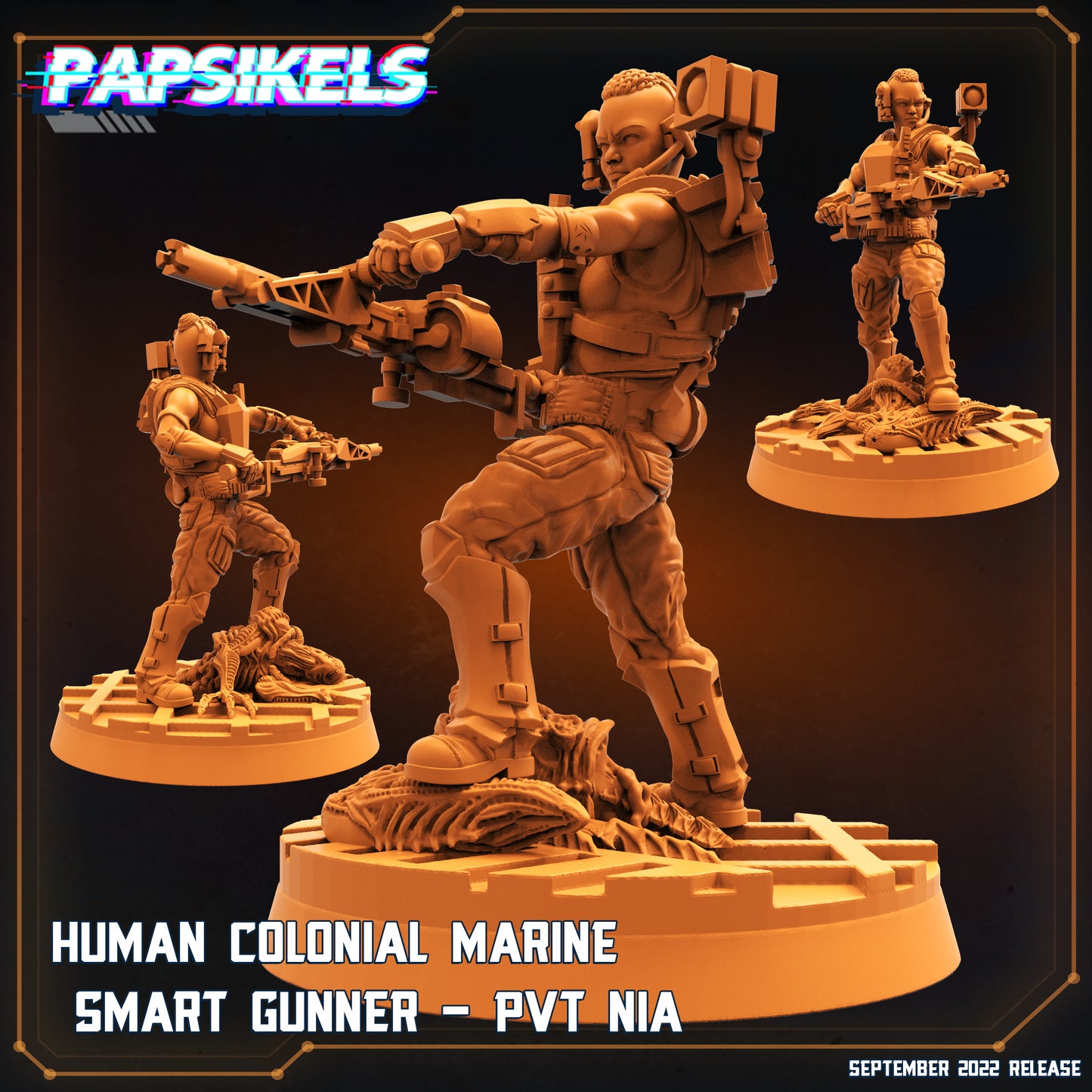 Human Colonial Marine (2 modelos, Septiembre 2022)