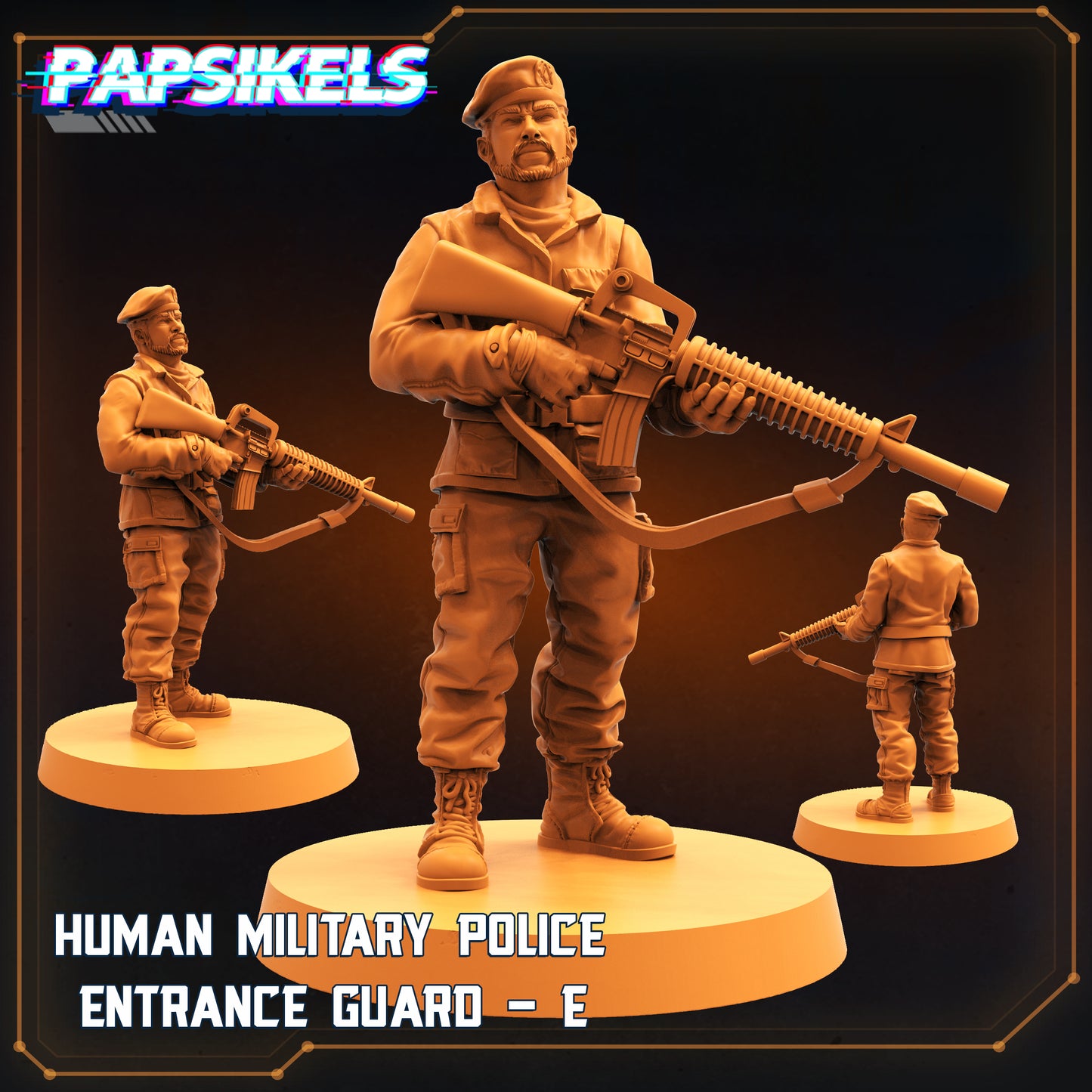 Human Military Police Entrance Guard (5 variantes)