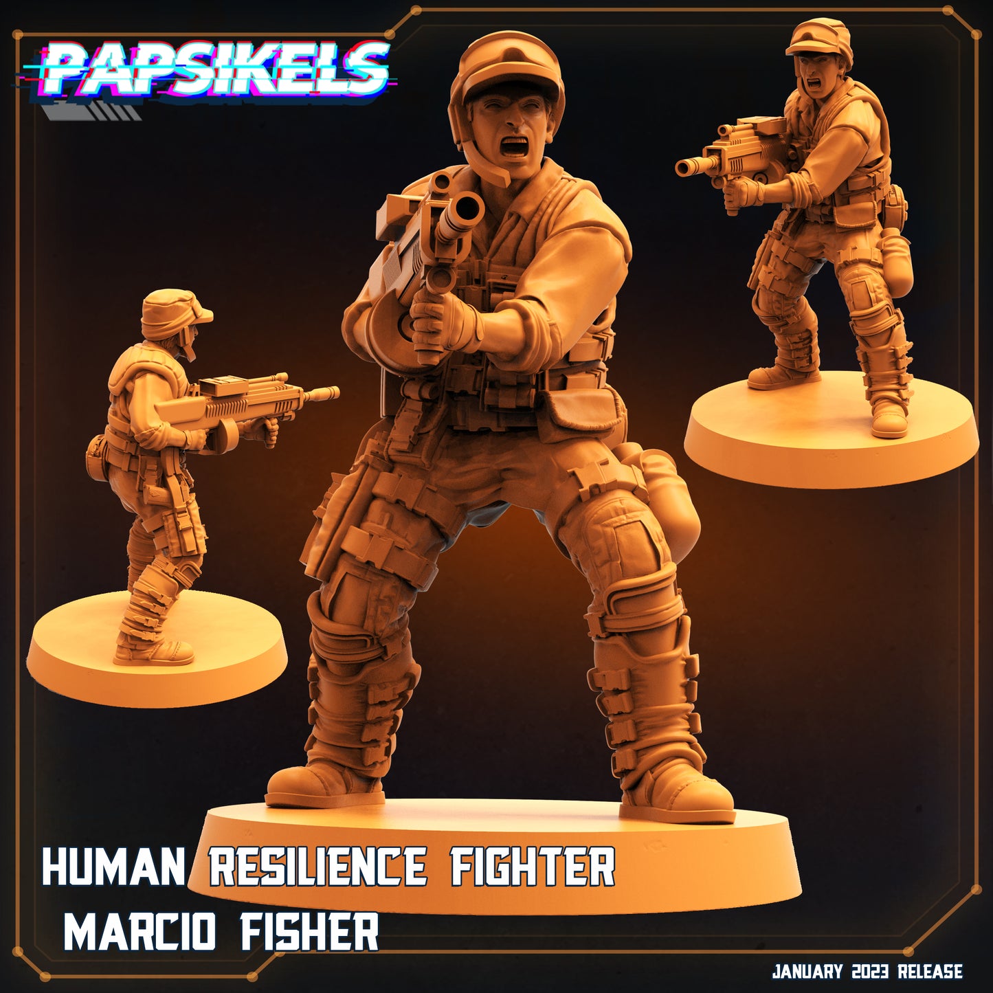 Human Resilience Fighter (9 Modelos)