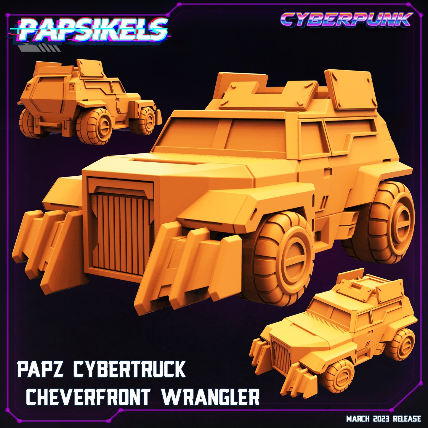 Papz Cybertruck Chevrolet Wrangler