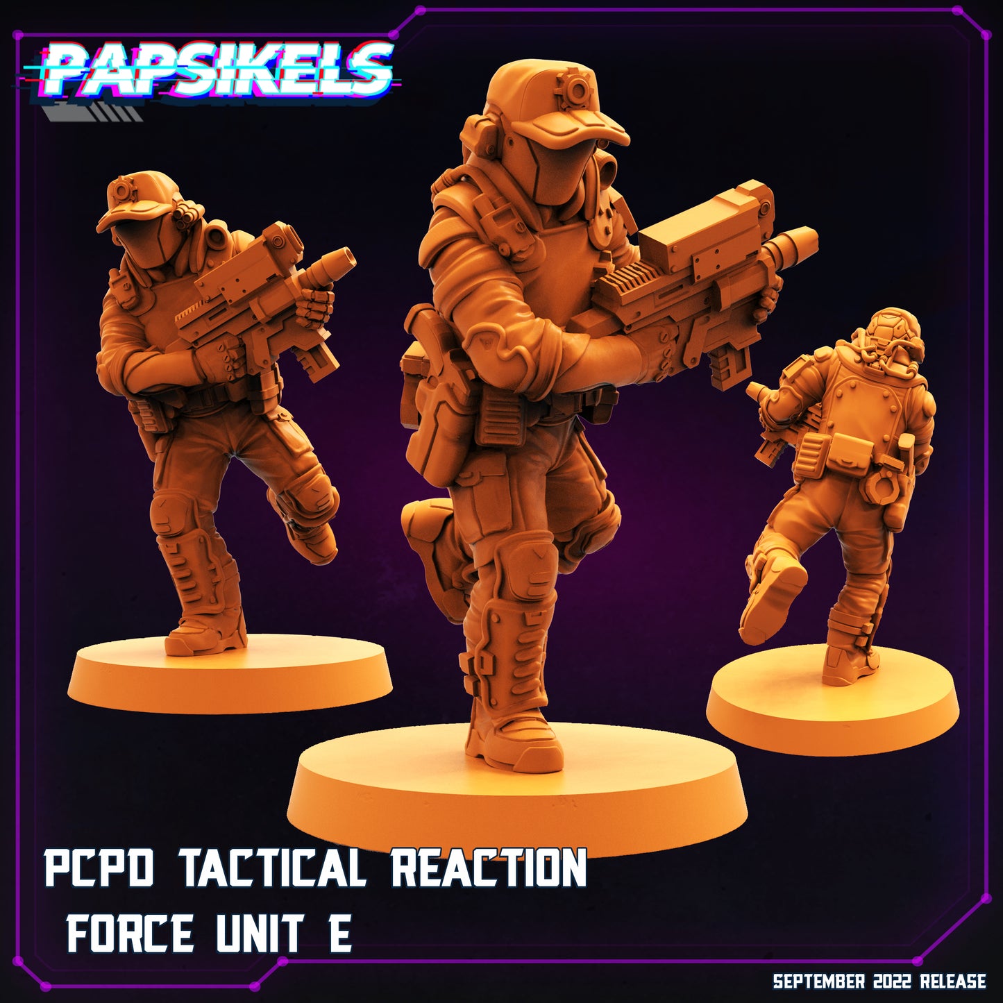 PCPD Tactical Reaction Force unit (5 modelos)