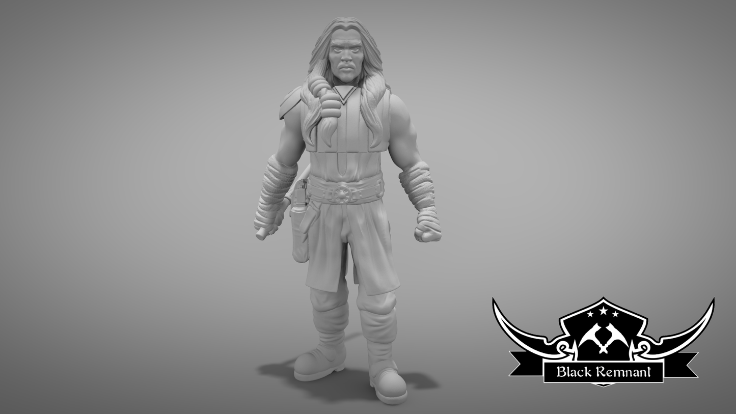 Mystical Warrior with pistol - pose 1