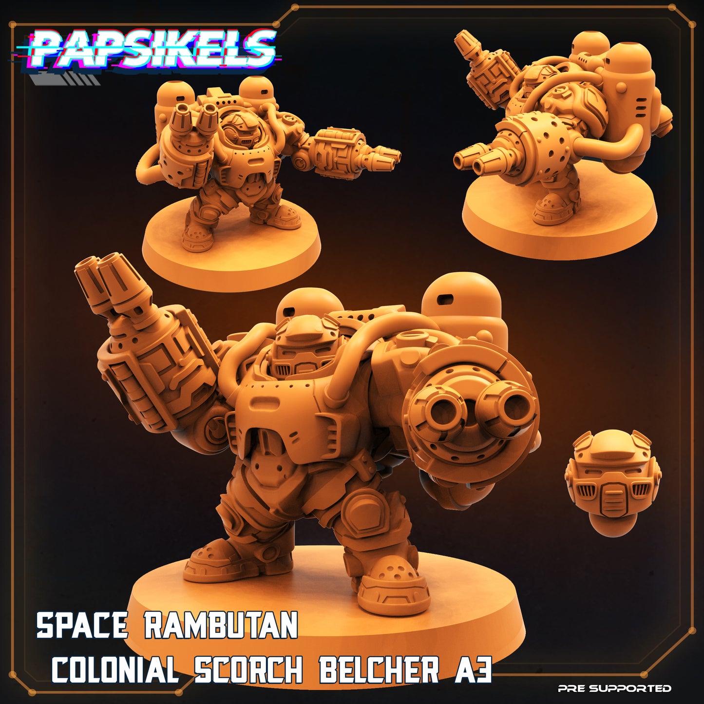 Space Rambutan Colonial Scorch Belcher (3 versiones)