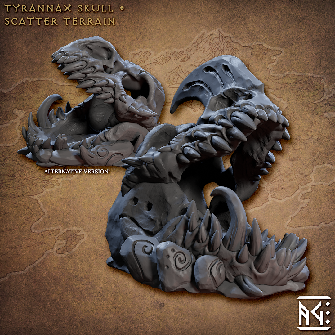 Tyrannax Skull - Scatter Terrain