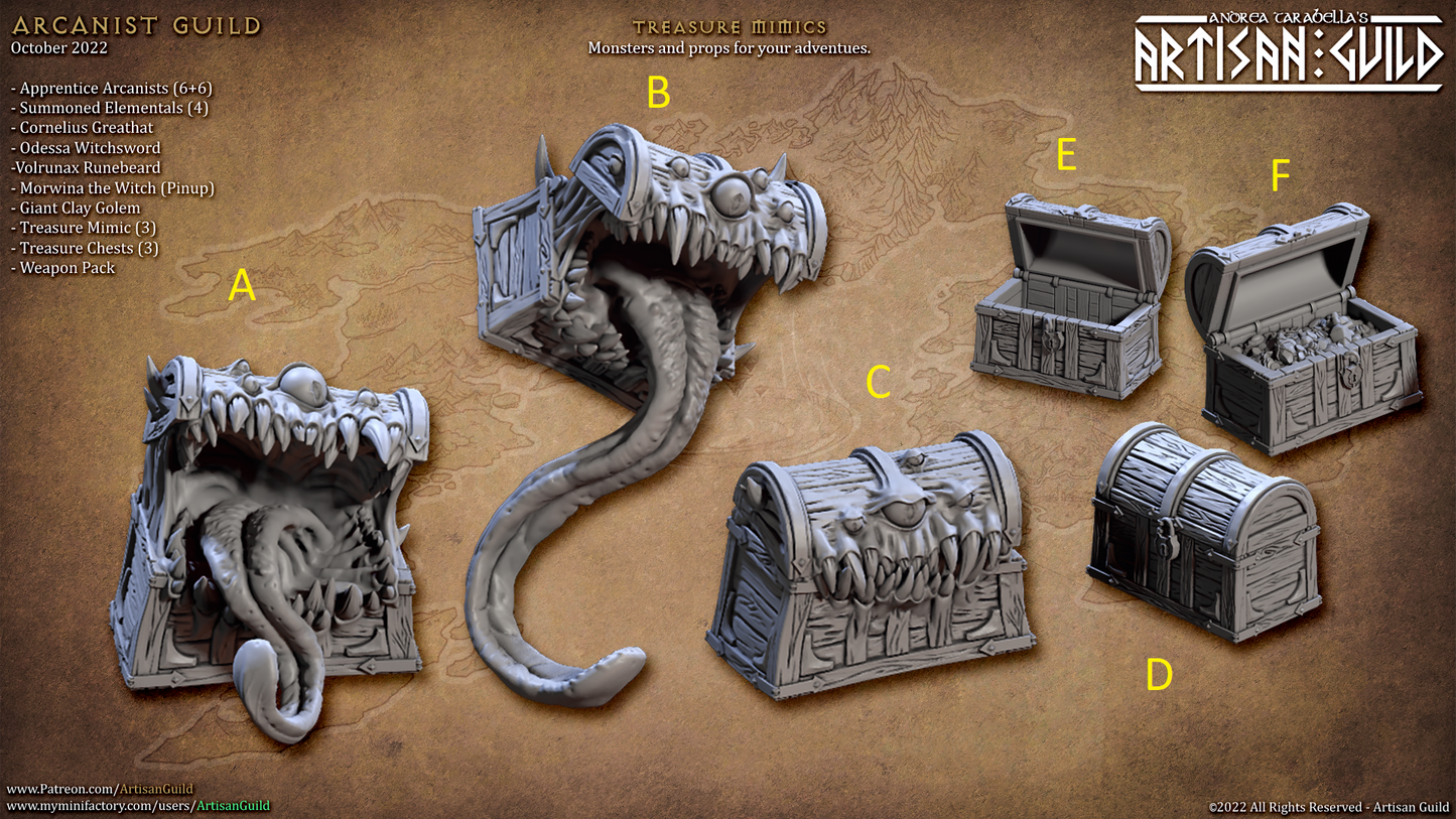 Treasures Chests and Mimics