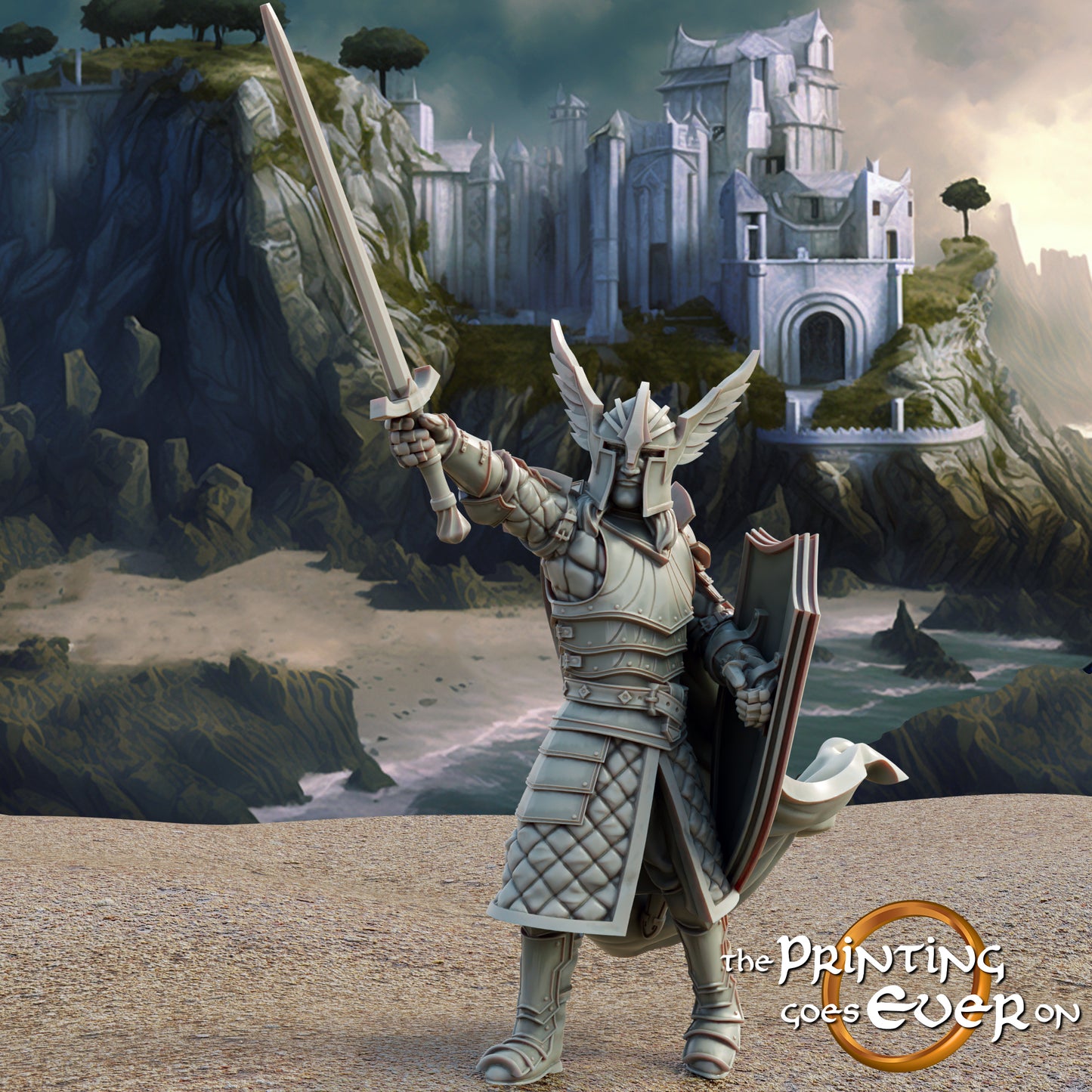 Swan Prince mounted /on Foot