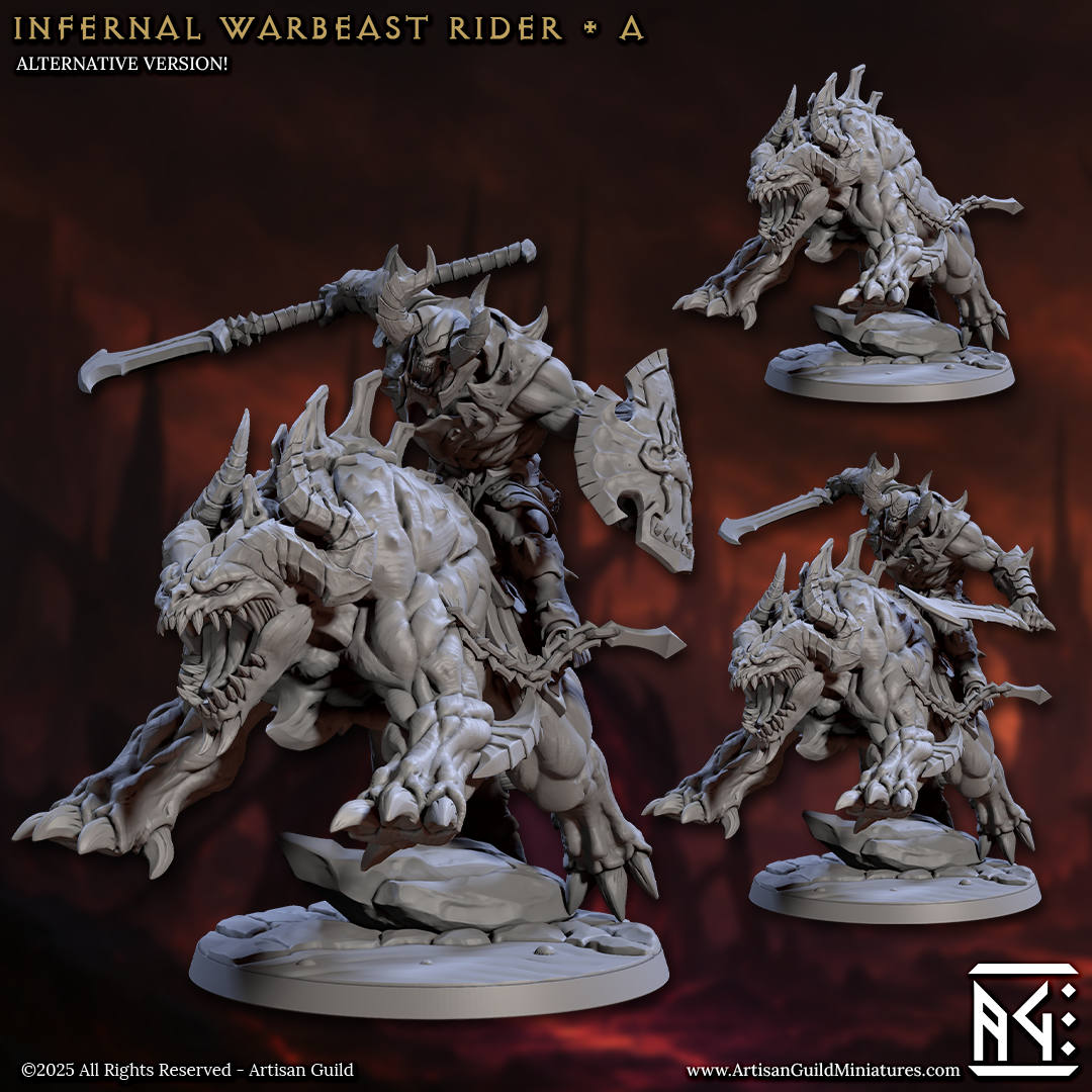 Infernal Warbeast (Belzatu) Riders